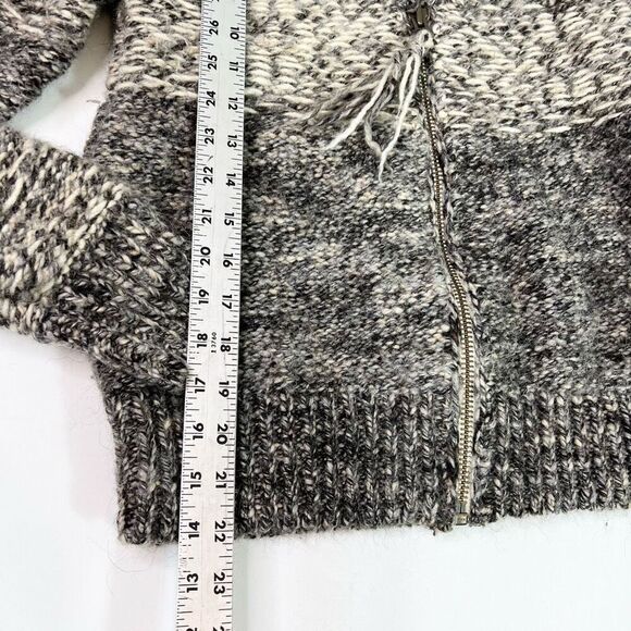 Wilfred Free Sweater Womens Large Gray Alpaca Wool Blend Full Zip Shawl Collar - Picture 4 of 10